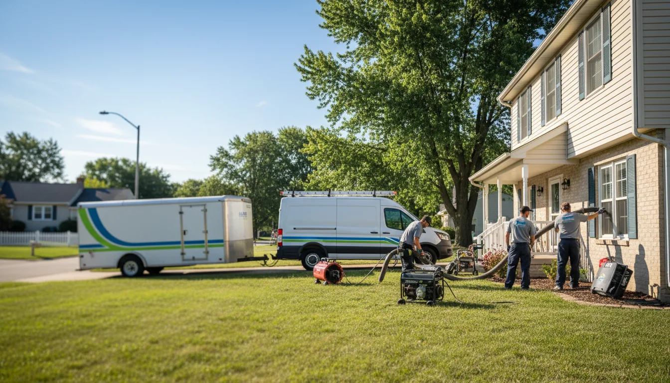Flooded Basement Restoration And Cleanup With Repair in Waukesha, WI near me